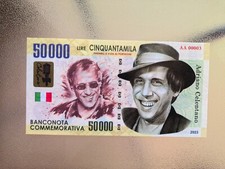 ITALIA 50000 lire    Adriano Celentano    unc...