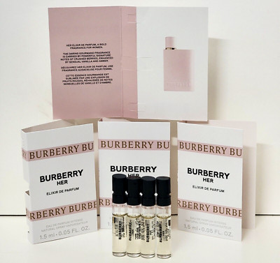 BURBERRY HER ELIXIR DE PARFUM INTENSE 0.05 fl oz (4 SPRAY VIALS for WOMAN)
