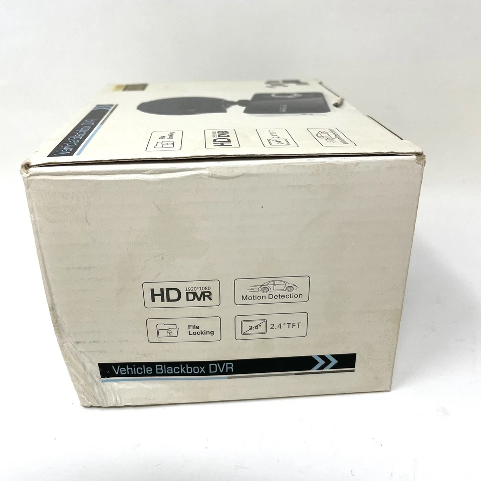 Full HD 1080P Vehicle Blackbox DVR Camera Recorder Dashcam Black Untested - Image 3 of 4