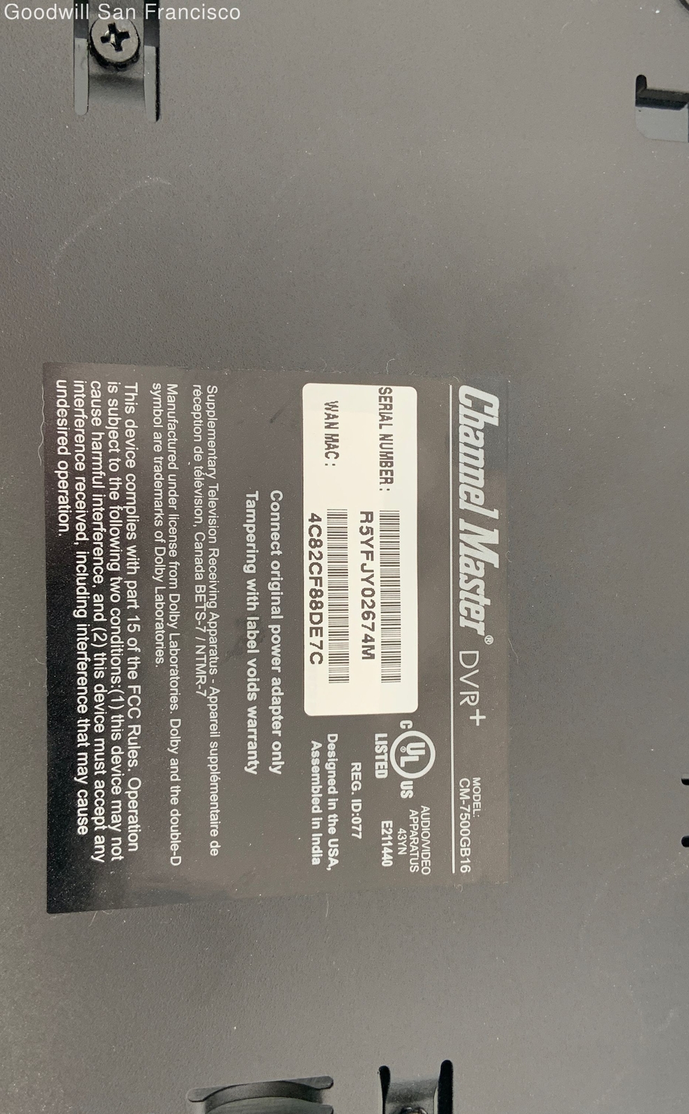 Channel Master DVR+ CM7500GB16 eBay