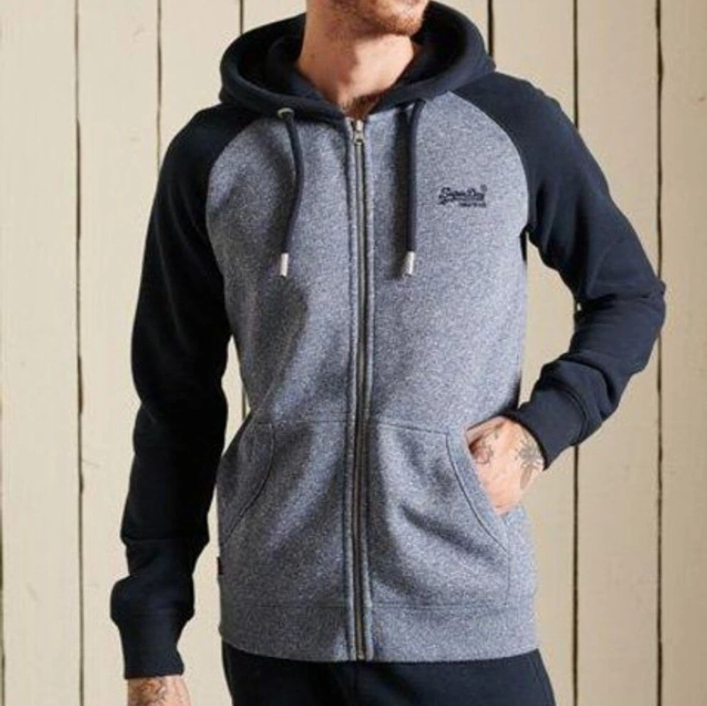 Superdry orange label raglan hoodie new arrivals