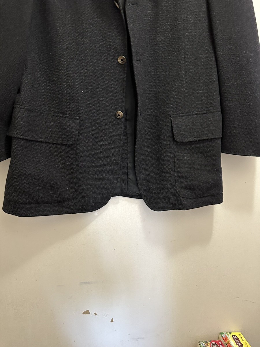 Vintage POLO RALPH LAUREN Button Front Wool Blazer Jacket 90s L | eBay