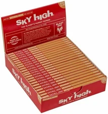 SKY HIGH King Sized Natural Cigarette Rolling Papers - Box