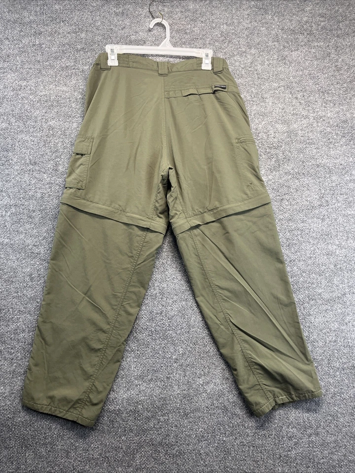 Columbia GRT Pants Women Large Green Cargo Hiking Convertible to Shorts - Image 4 of 4