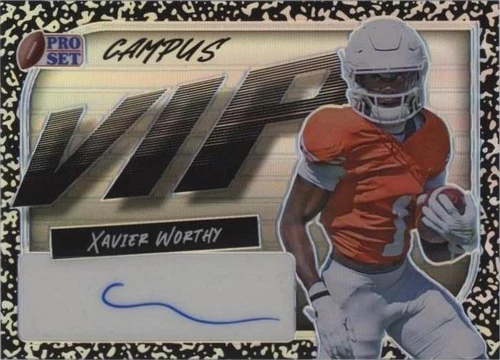 2023 Leaf Pro Set Metal Xavier Worthy #VIP-XW1
