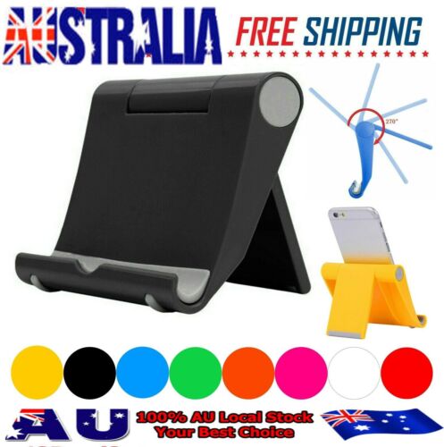 Cell Phone Fordable Desk Stand Holder Mount Cradle Dock For iPhone Galaxy Switch - Picture 1 of 8