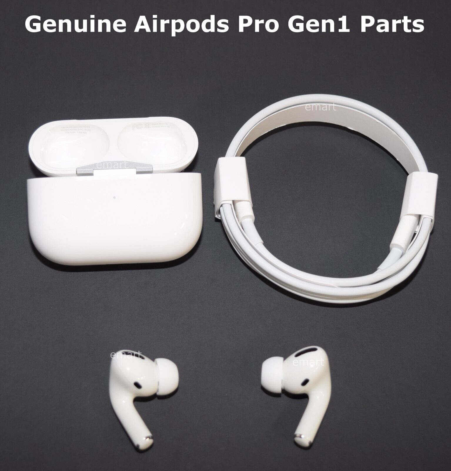 Recept maler Bandit Genuine Apple AirPods Pro 1st Gen Replacement Parts Right AirPod / Left /  Case | eBay