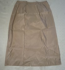 American Maid Half Slip W/ Back Zipper Nude Size 28 Vintage