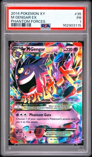M Gengar-EX graded PSA 1 for sale on eBay