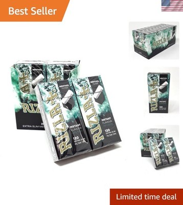 Natural Paper Extra Slim Filter Tips - 2400 Count Menthol Smoking Essential