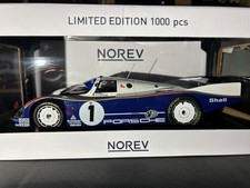 1/18 Norev - 1986 PORSCHE 962C #1 D. BELL/H-J STUCK/ A. HOLBERT - LE MANS WINNER