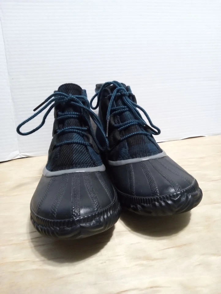 Sorel Botas Mujer Out N About Duck Botines Impermeables Azul Cuadros Talla 10.5 Foto 2 de 4