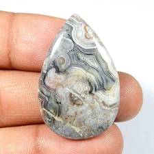 Natural Red Grey Crazy Lace Agate Designer Gemstone Cabochon Loose 31 Cts #11668