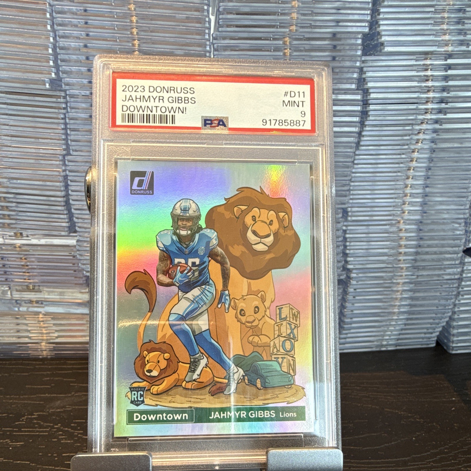 Jahmyr Gibbs Panini Donruss Downtown! #D11 Base