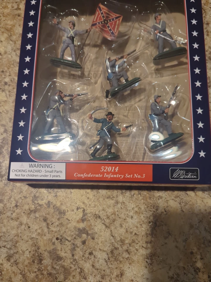 Juego de Infantería Confederada Gran Bretaña SuperDetail Nº 3 # 52014 sin usar, en caja - retirado Foto 2 de 4