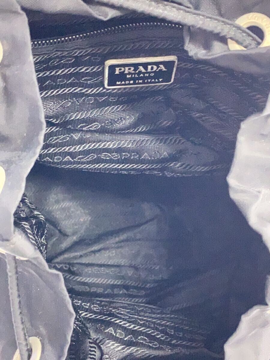 PRADA Backpack Rucksack Nylon Black Solid Used - image 6