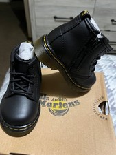 Black Dr. Martens zip up boots toddler Size 4T