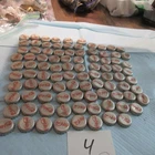 VINTAGE LOT OF 98 USED BOTTLE CAPS COCA COLA CORK BACK