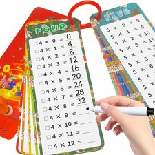 0-12 Multiplication Flash Cards, Large Math Table Flashcards, Multiplication ...