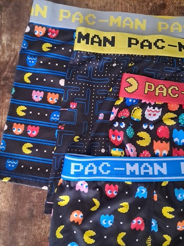 Boys Pac-man Underwear 4 Pair Size 10 New Without Tags Boxer Briefs - Picture 2 of 6
