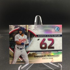 Emmanuel Rodriguez 2023 Bowman Bowman Scouts Top 100 BTP-62 Minnesota Twins