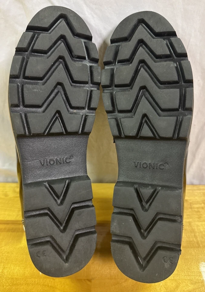 Mocasines Vionic Cheryl Penny negros brillantes charol para mujer talla 10 en muy buena condición Foto 4 de 4