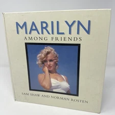 Marilyn Among Friends by Sam Shaw Monroe Hardcover Book DJ Pictorial