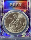 1985 Engelhard “The American Prospector” 1 oz Round PCGS MS68 Silver Coin BERT