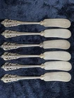 Wallace Grande Baroque Sterling Silver 6 ¼” Flat Handle BUTTER KNIFE, Spreader