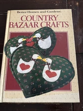 Vintage Better Homes & Gardens Country Bazaar Crafts Book 1986 HC