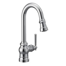 Moen S52003 Paterson 1-Handle Pulldown Faucet with Power Clean, Chrome
