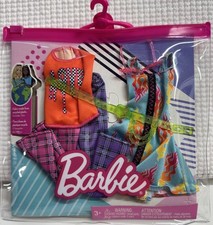 Barbie Fashions Doll Clothes and Accessories 2 Pack - Rocker Themed Outfits