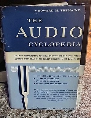 Rare~Audio Cyclopedia 1st Edition by Howard Tremaine  hard cover 1959 1st Print