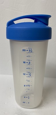 Tupperware Quick Shake 20 oz. Shaker Sheer w/ Blue Seal 2 1/2 Cups