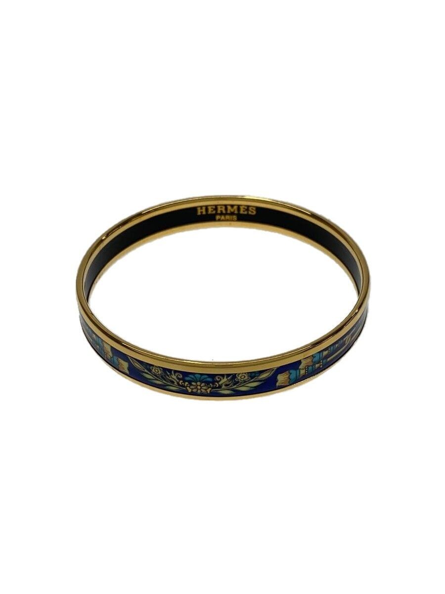 HERMES BLU Women's Cloisonne Yakiyaki Bangle Pre-Owned-image