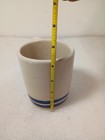 ROSEVILLE POTTERY COFFEE MUG CREAM COLOR WITH BLUE STRIPES VERY GOOD CONDITION  — photo 7