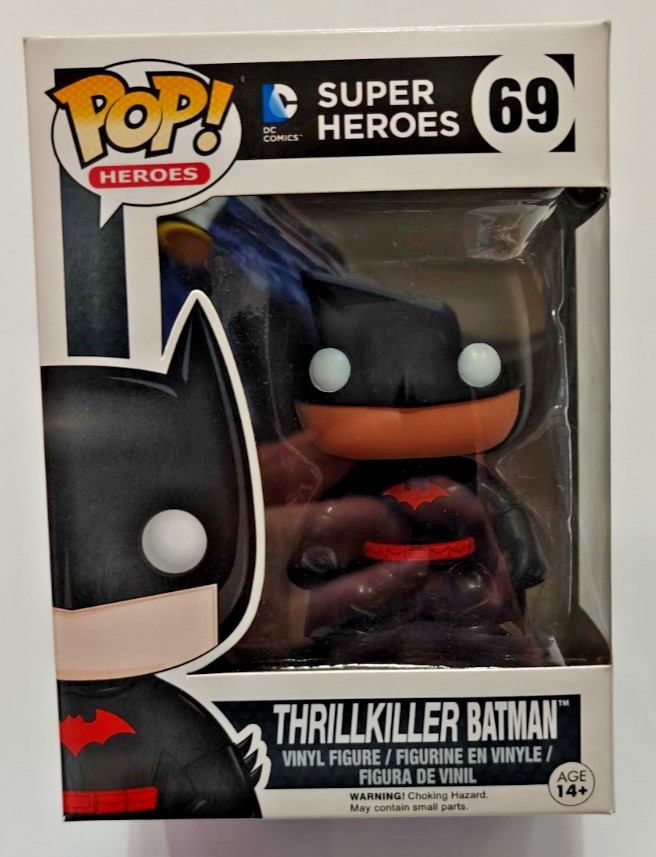 Funko Pop! Figura Vinilo Dc Heroes Thrillkiller Batman #69 (Ligero Desgaste De La Caja)