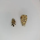 Vtg Skeleton Warriors Aracula WRIST GAUNTLET original gold weapon accessory part