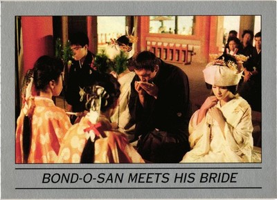James Bond 007 #19 Bond-O-San Meets his Bride Single Card Eclipse Cards 1993
