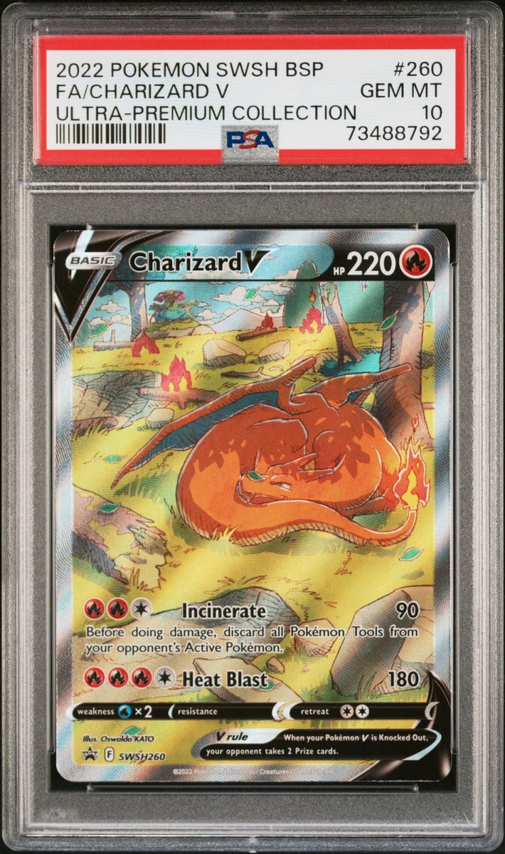 PSA 10 Charizard V Special Illustration #260 2022 Black Star Promo