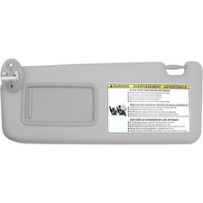 Gray Sun Visor W Mirror For Toyota Rav4 2013-18 74320-42595-b1 Left Driver Side