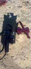 Men's bow tie and suspender set New