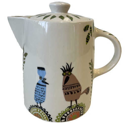 Vogelwelt, Hannah Wender, Teekanne, Keramik