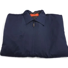 Red Kap Men’s JT22NV Work Jacket Navy Size L Quilted Lining Durable Workwear