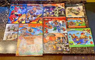 Mega Bloks Instruction Booklets Assembly Manuals 13 Books