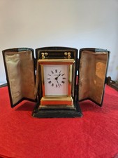 Rare Antique Miniature Harrods Carriage Clock with Original Box