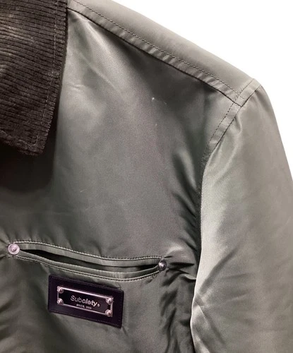Subciety Flight Nylon WORK JKT Jacket Men's Size L Olive image 4