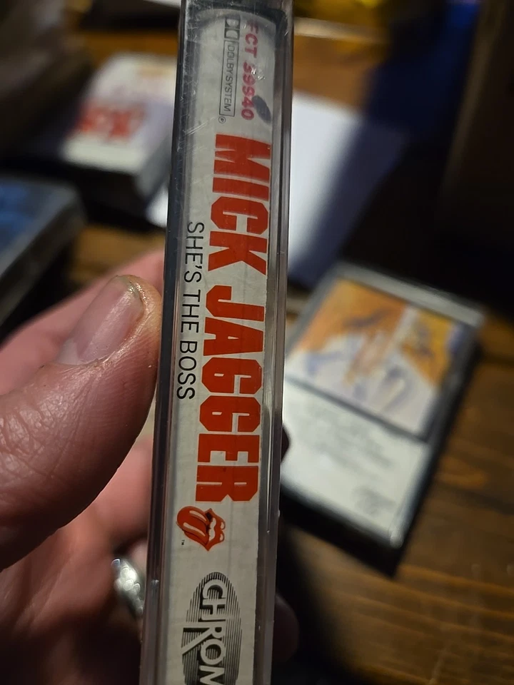 Mick Jagger She's The Boss Cassette Tape 1985 Classic ROCK ROLLING STONES Rare - Image 2 of 3