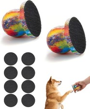 Dog Nail File, 2PCS Wooden Gentle Easy Grip Pet Nail Filer Board with 8pcs Pads