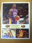 Signed Kobe Bryant 8x10 color photo matted to 11x14 w/coa